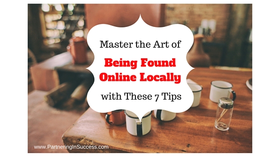 being found online locally